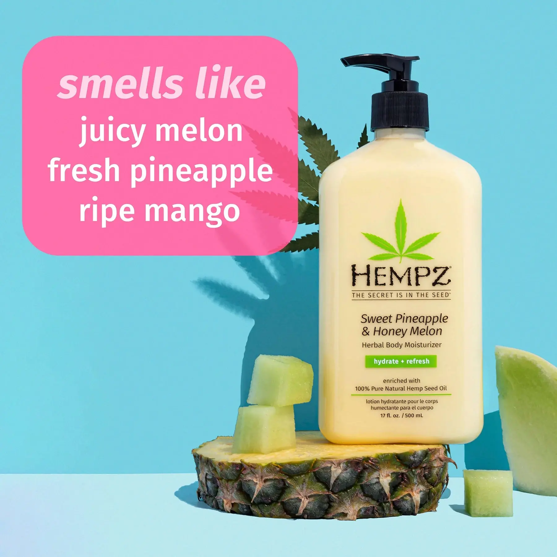 Sweet Pineapple & Honey Melon Herbal Body Moisturizer 250 ml. - Image 4