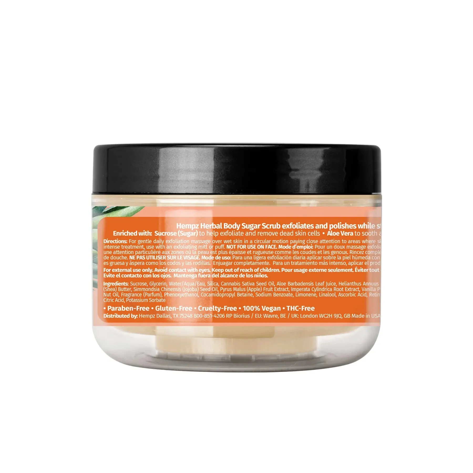 Sweet Pineapple & Honey Melon Herbal Body Scrub - Image 8