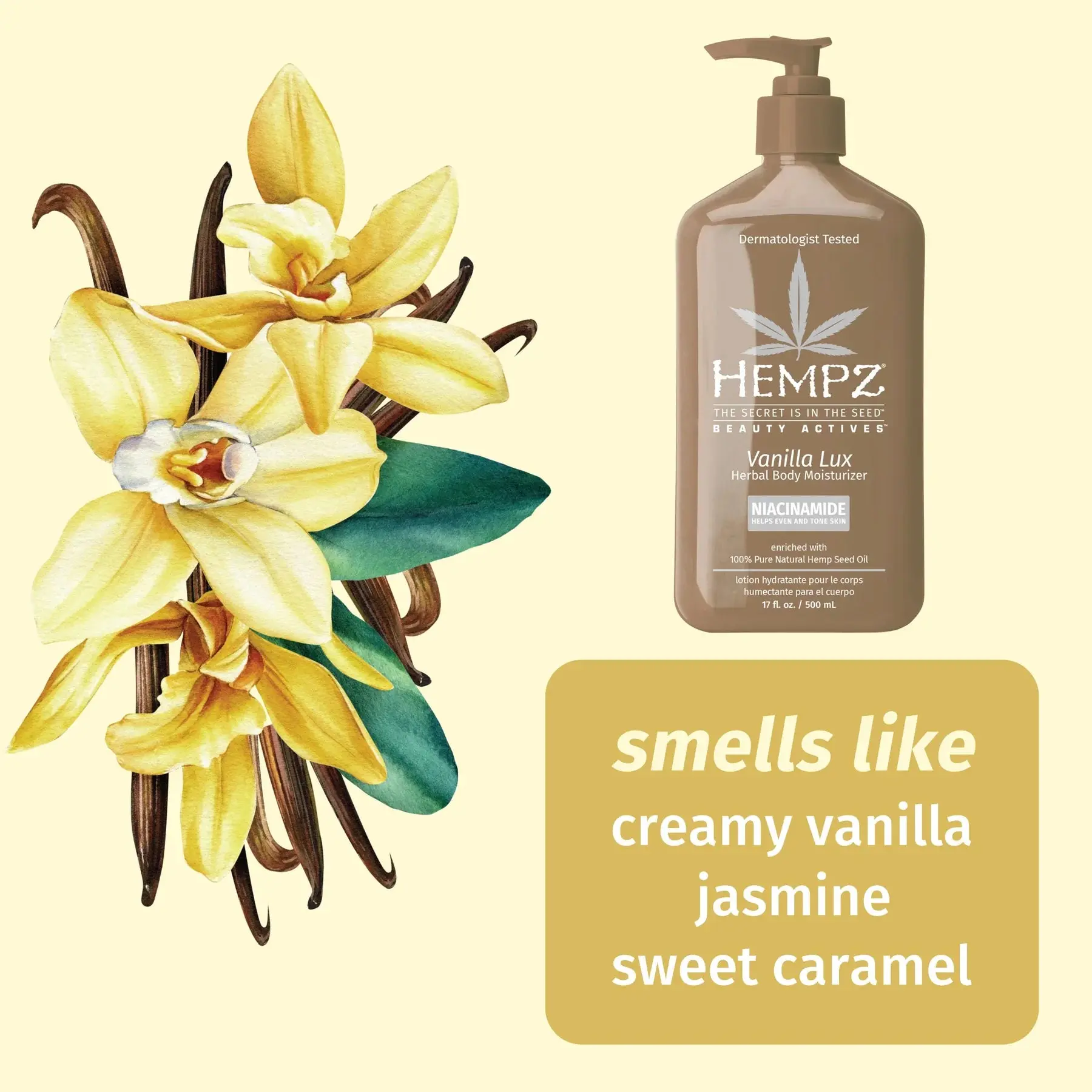 Vanilla Lux Herbal Body Moisturizer - Image 2
