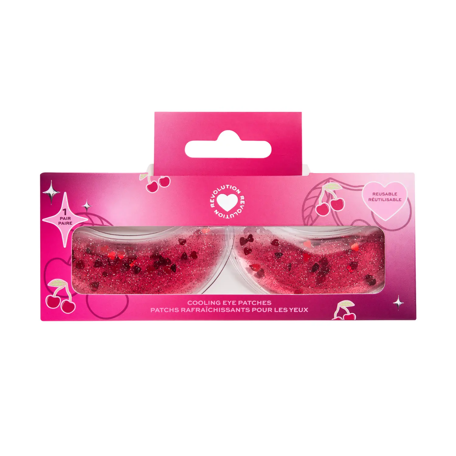 Midnight Cherry Cool Reusable Undereye Patches - Image 2