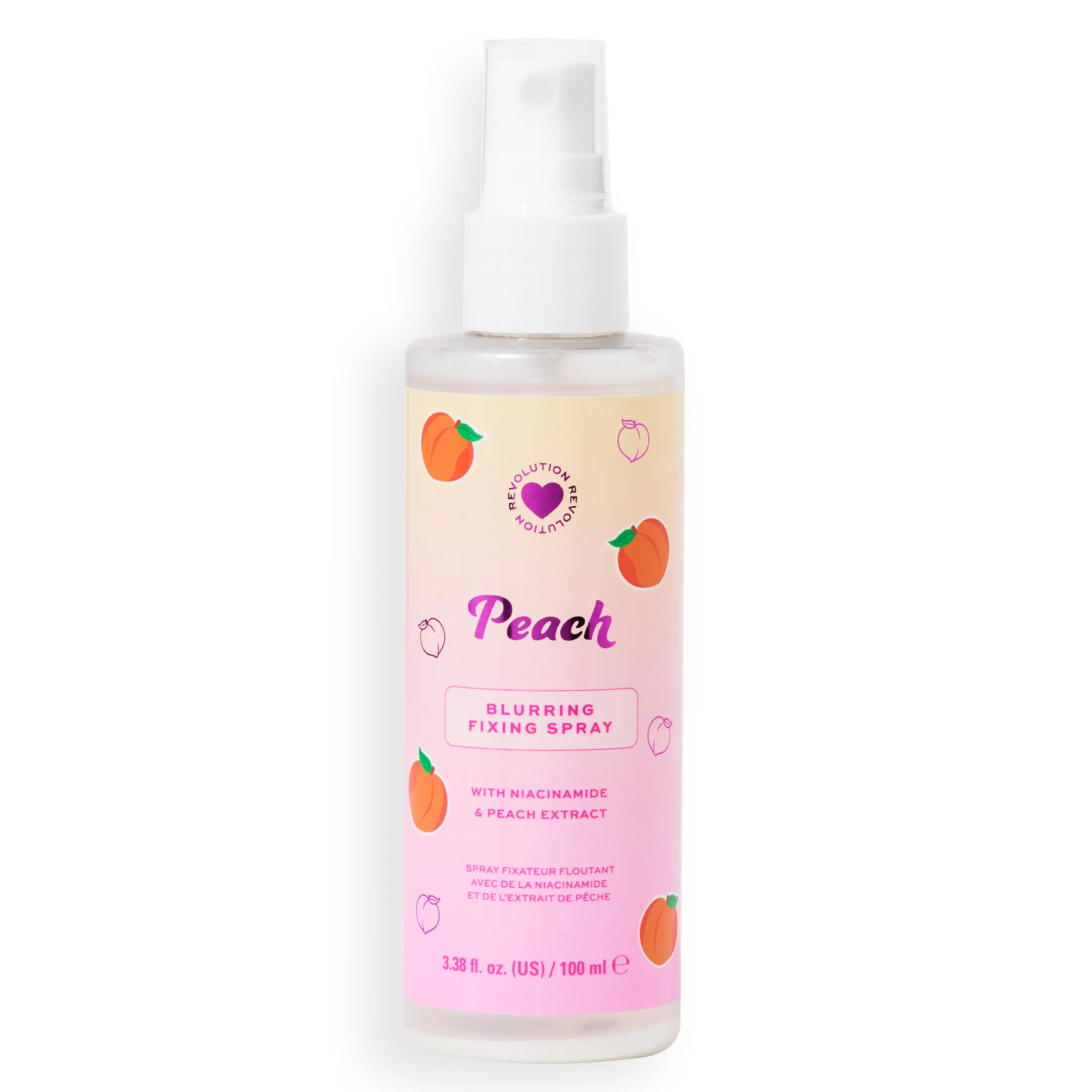 Peach Mattifying Fixing Spray