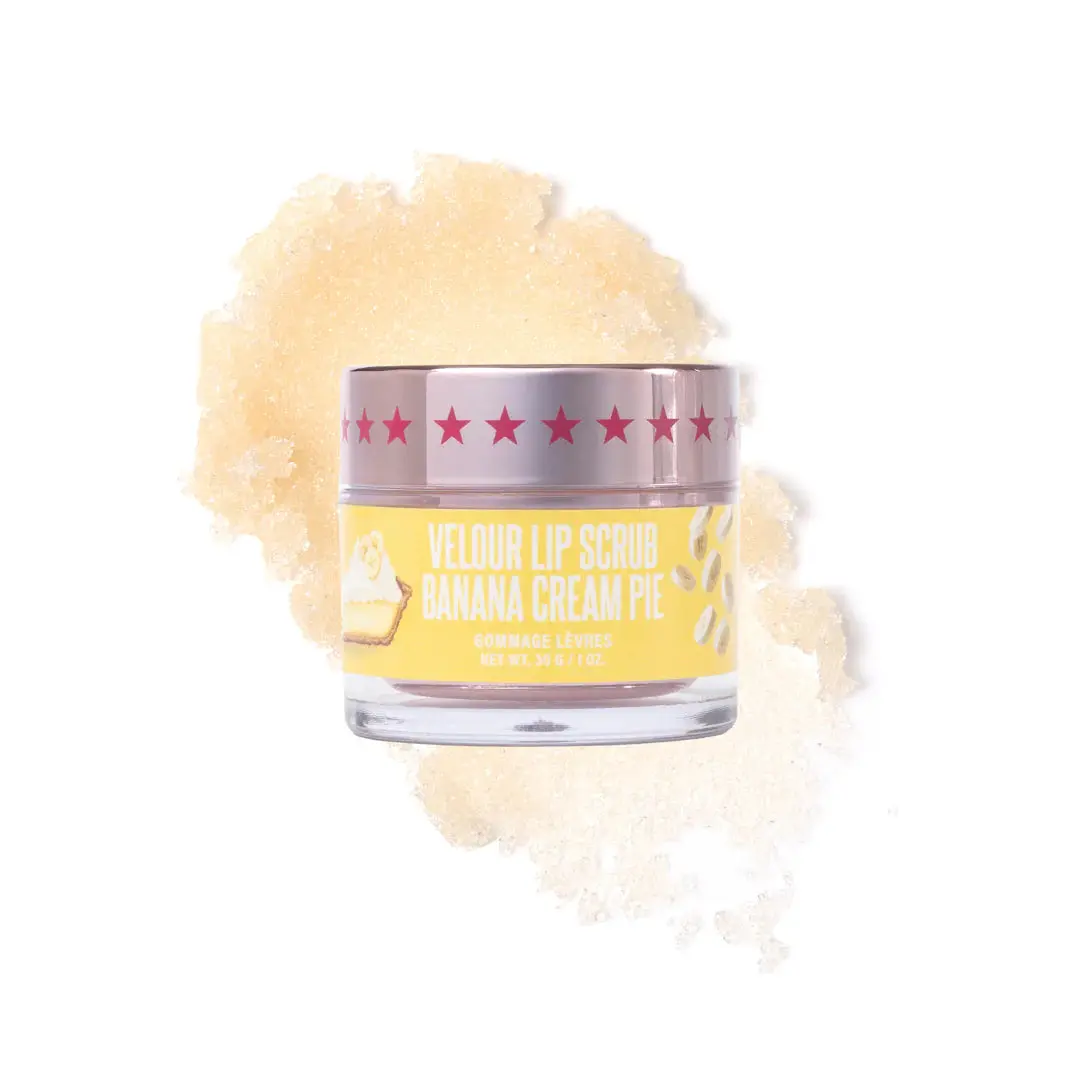 Velour Lip Scrub Banana Cream Pie