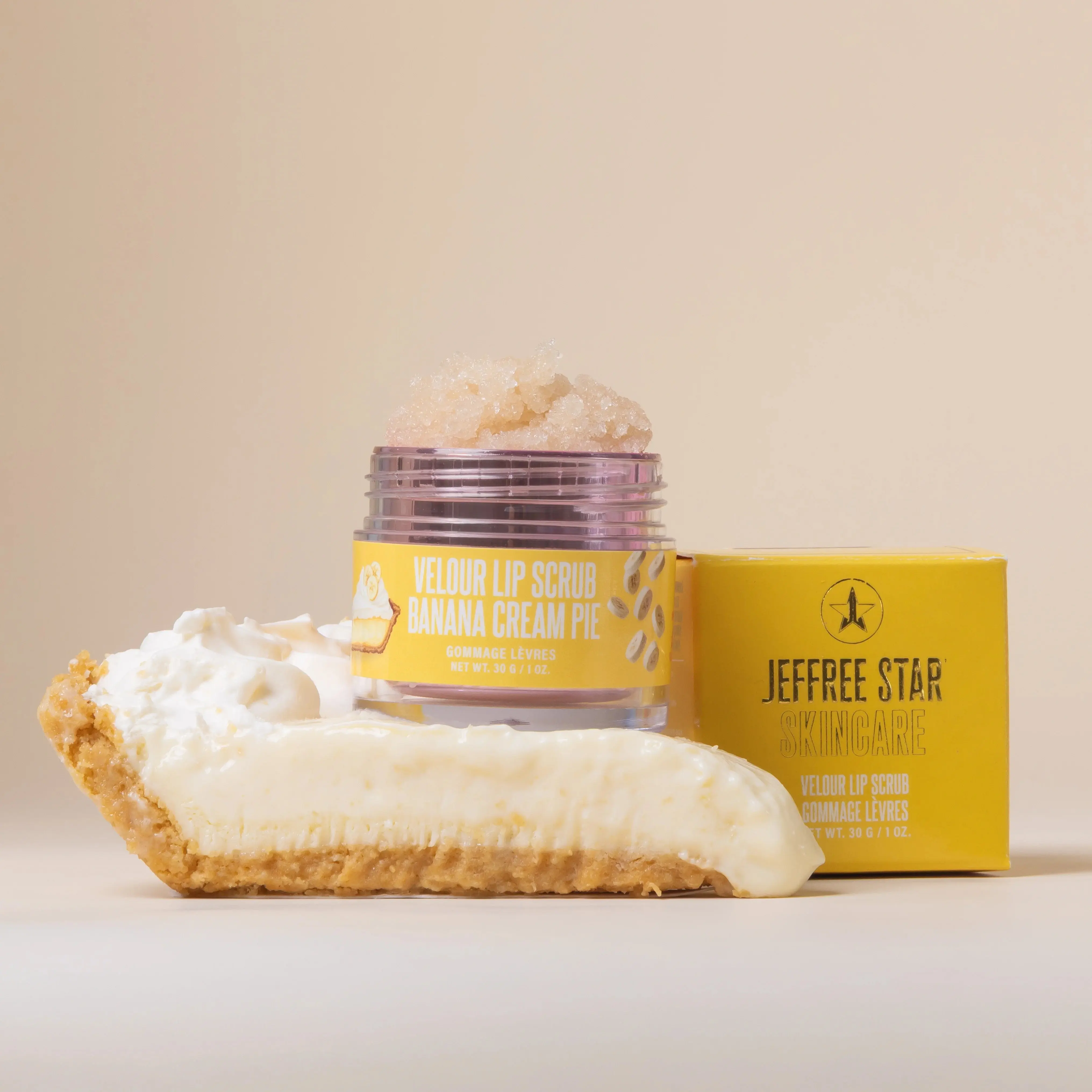 Velour Lip Scrub Banana Cream Pie - Image 2