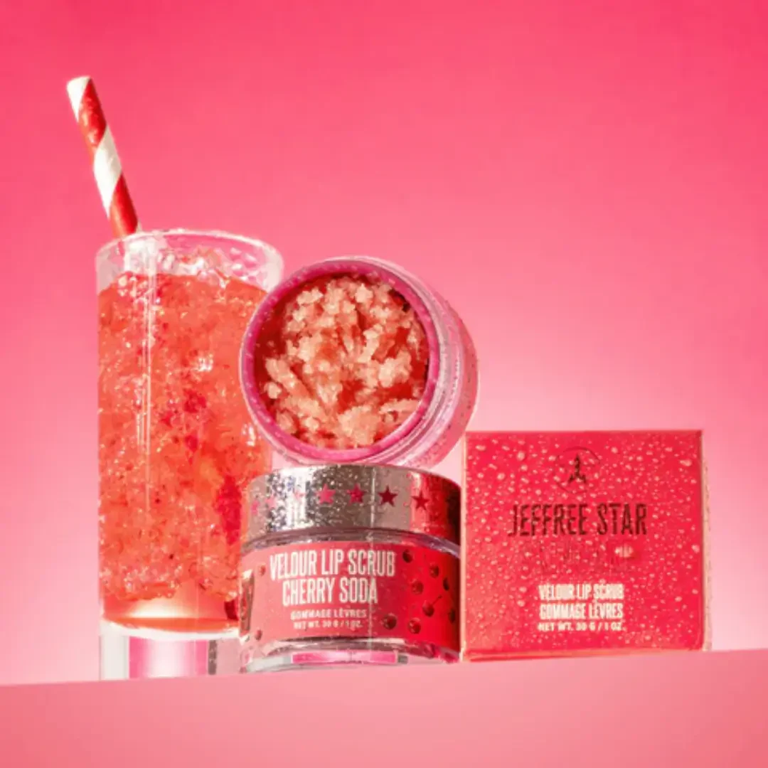 Velour Lip Scrub Cherry Soda - Image 3