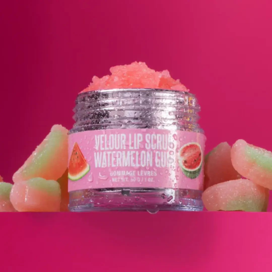 Velour Lip Scrub Watermelon Gum - Image 2