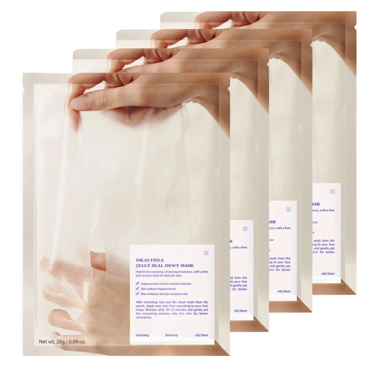 Jelly Seal Dewy Mask 4-Pack