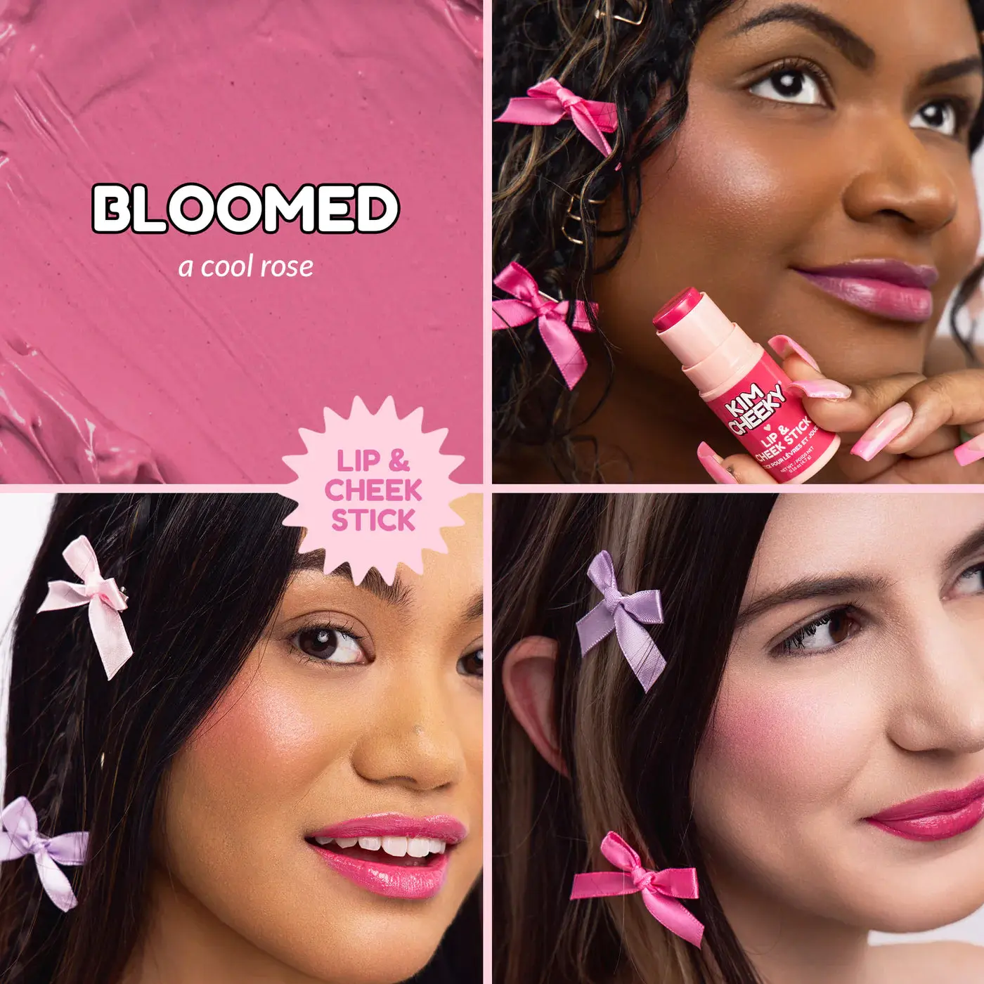Kim Cheeky Lip & Cheek Stick Bloomed - Image 2