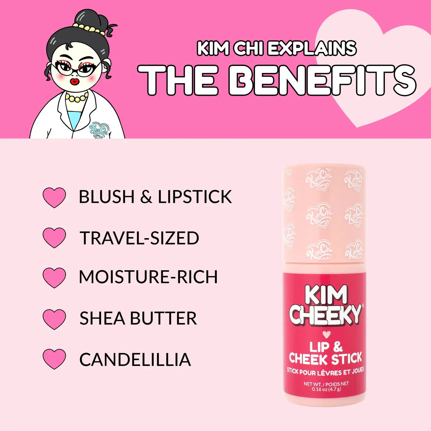 Kim Cheeky Lip & Cheek Stick Dolled - Image 4