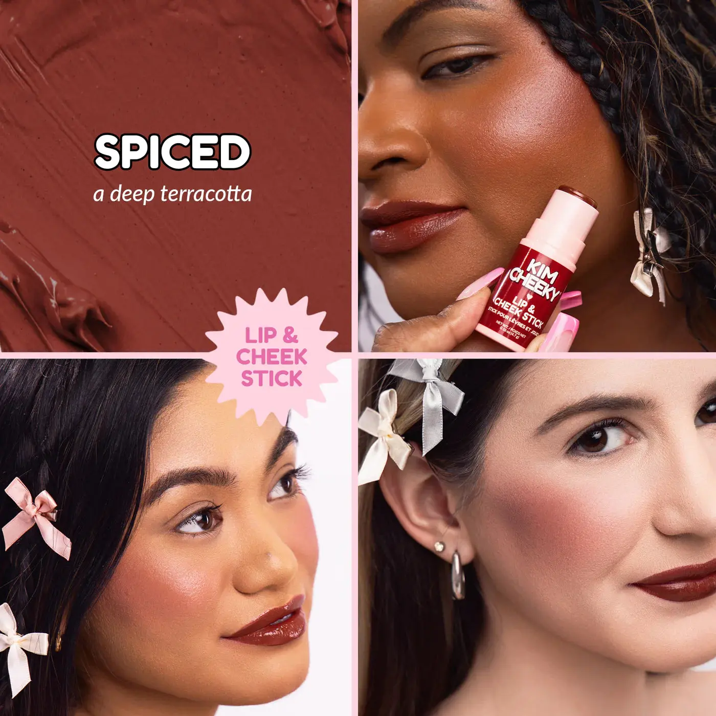Kim Cheeky Lip & Cheek Stick Spiced - Image 2