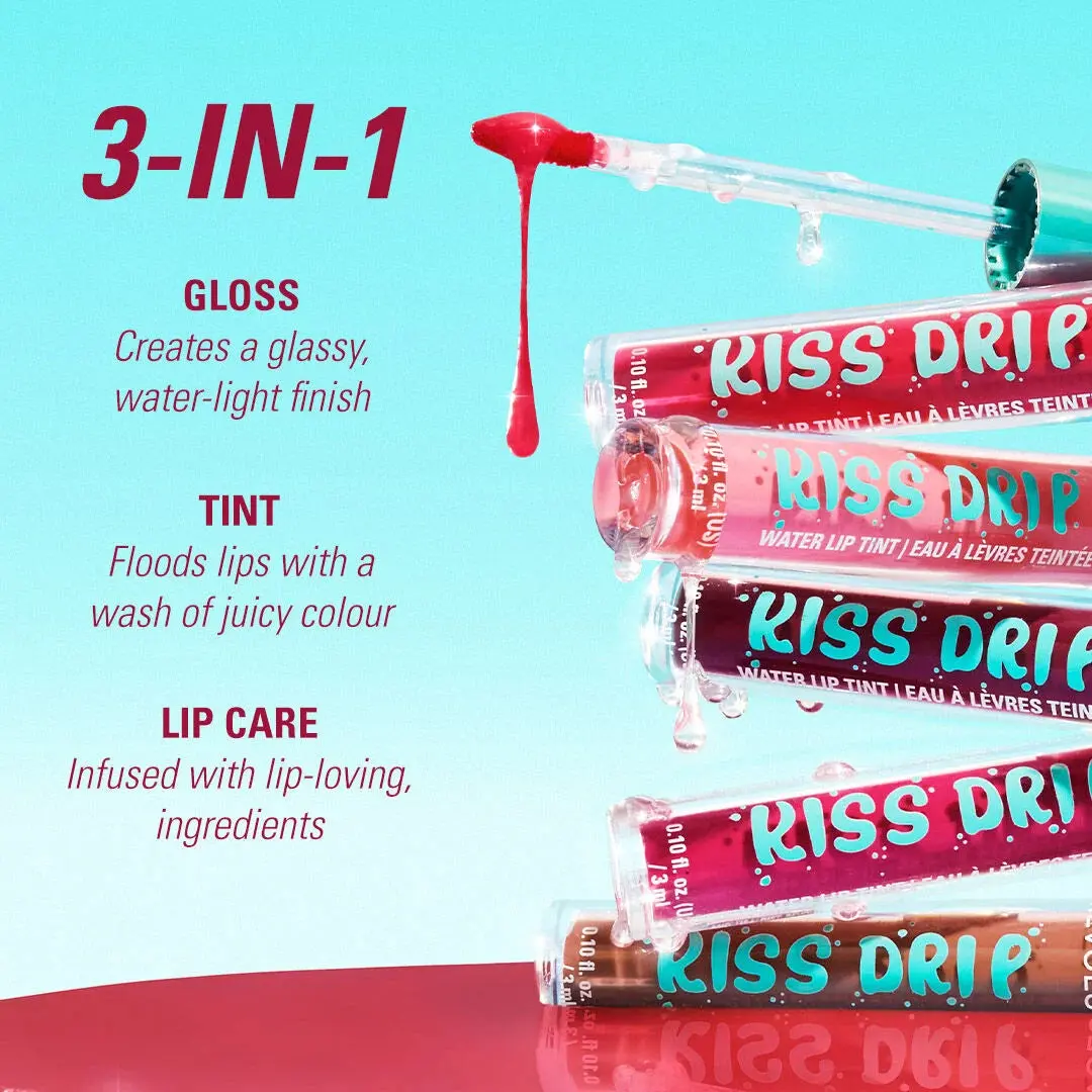 Kiss Drip Water Lip Tint Strawberry Drizzle - Image 4