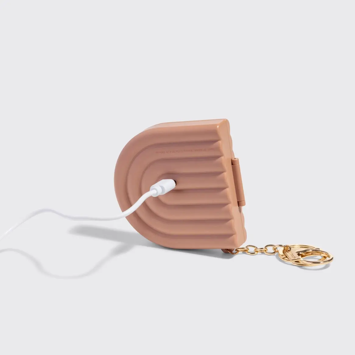 Compact Mirror Keychain Terracotta - Image 3