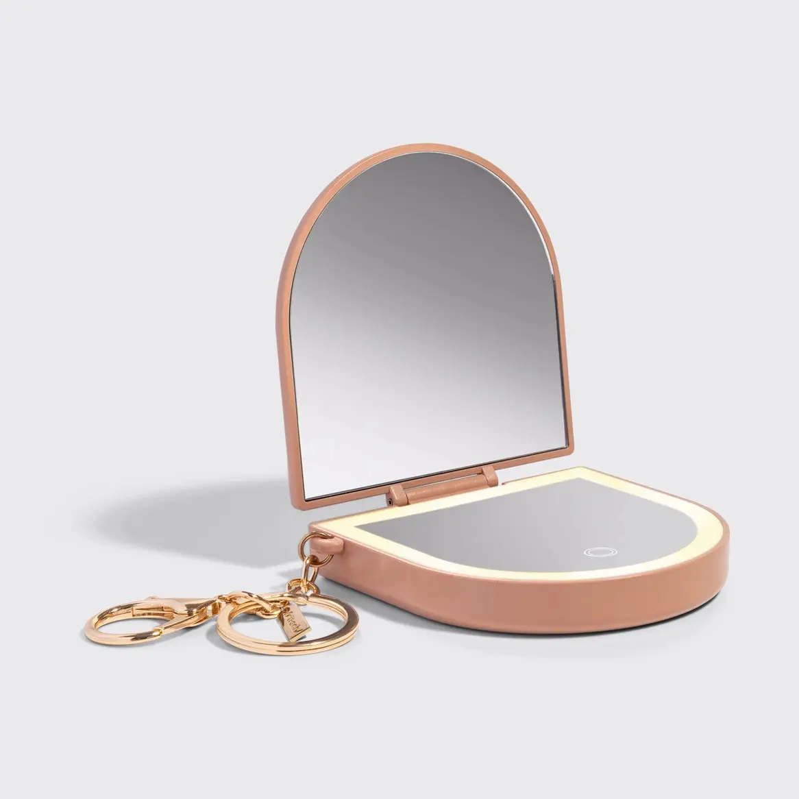 Compact Mirror Keychain Terracotta - Image 5