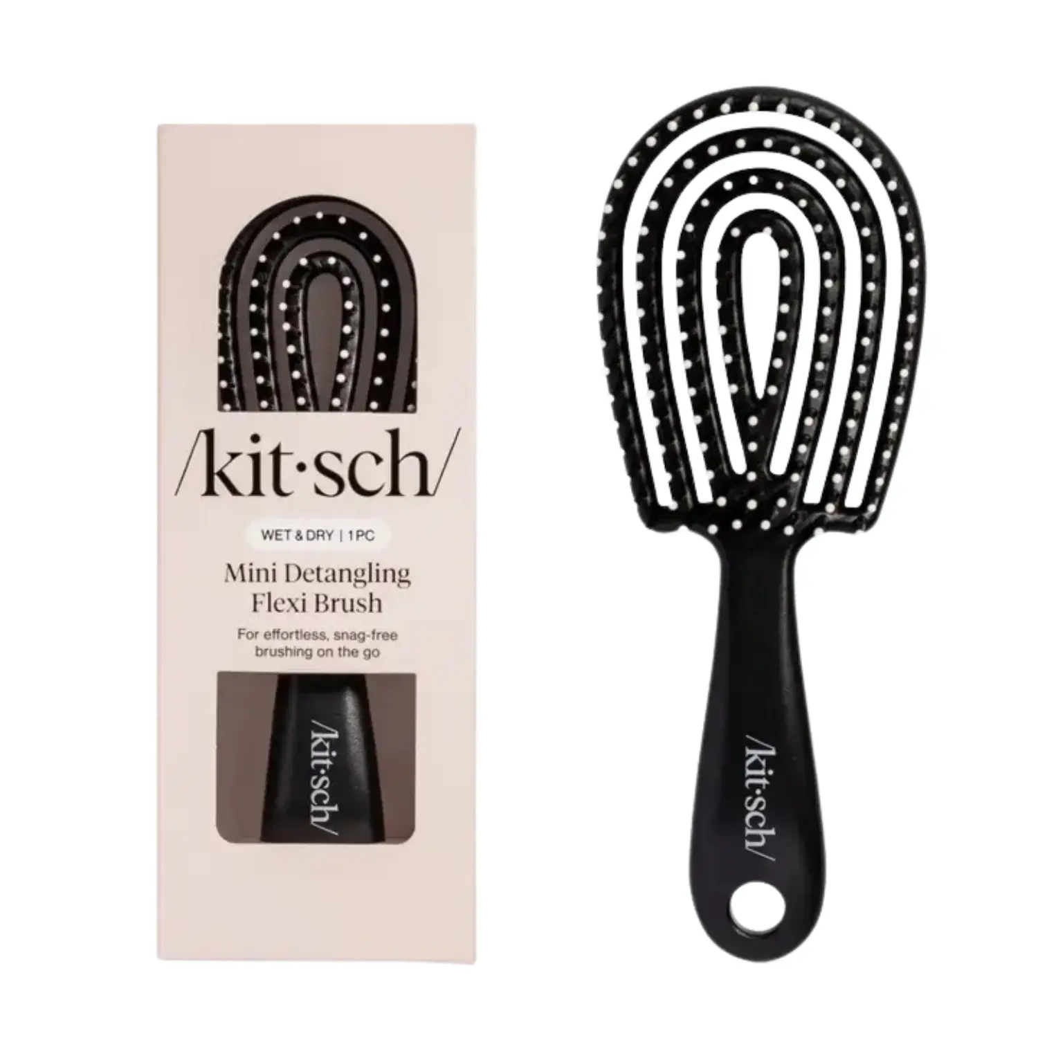 Detangling Flexi Brush Mini Black