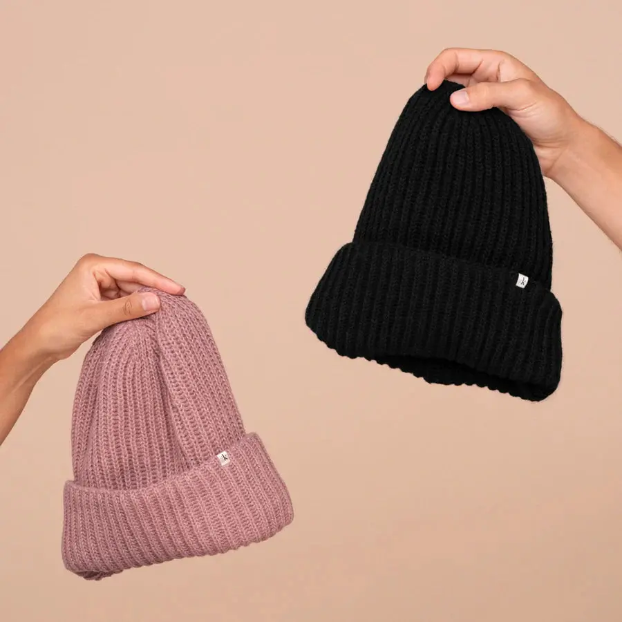 Glazey™ Satin Lined Beanie Black - Image 5