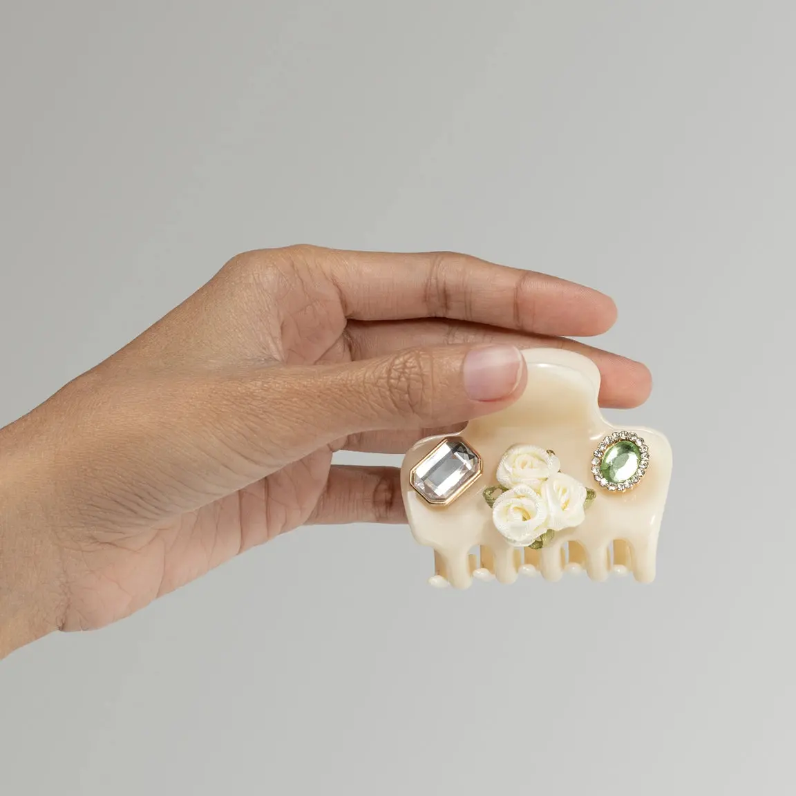 KitschPop Charms & Cloud Clip Set Pearlized Cream - Image 5