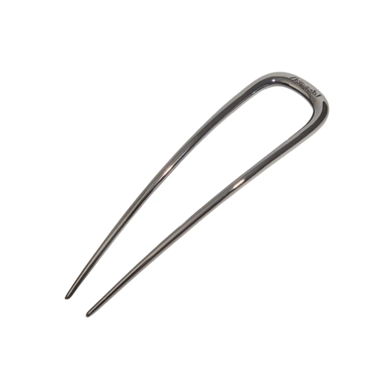 Metal French Hair Pin Hematite - Image 4