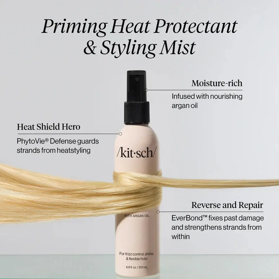 Priming Argan Oil Heat Protectant & Styling Mist - Image 4