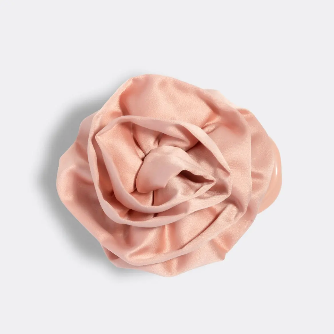 Satin Rosette Flat Cloud Clip Terracotta - Image 5