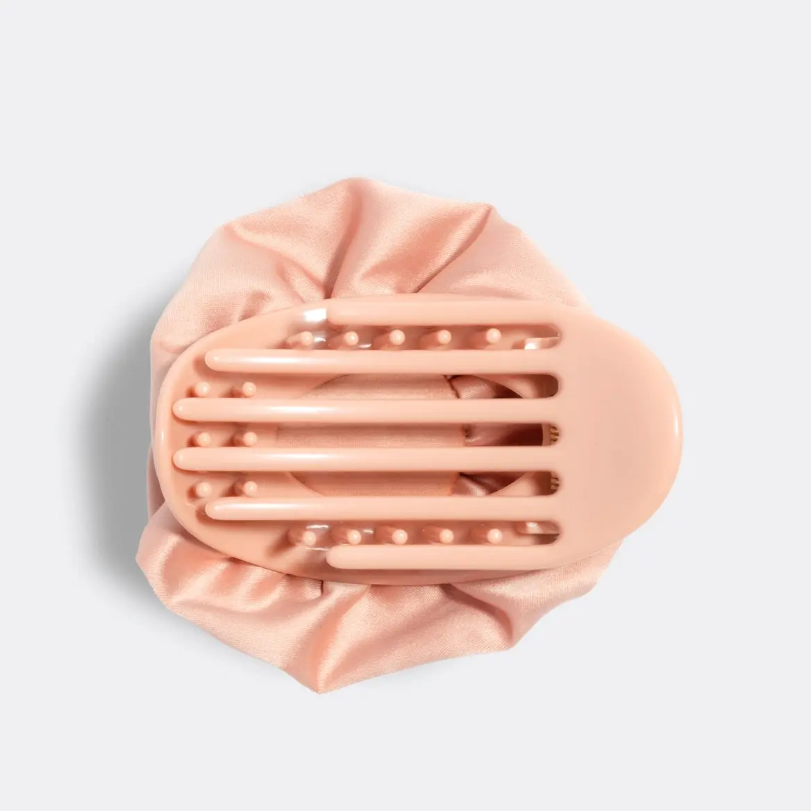 Satin Rosette Flat Cloud Clip Terracotta - Image 6