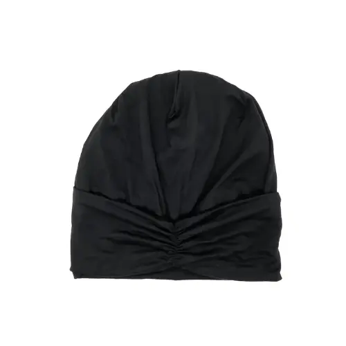 Sleep Beanie With Satin Lining Black