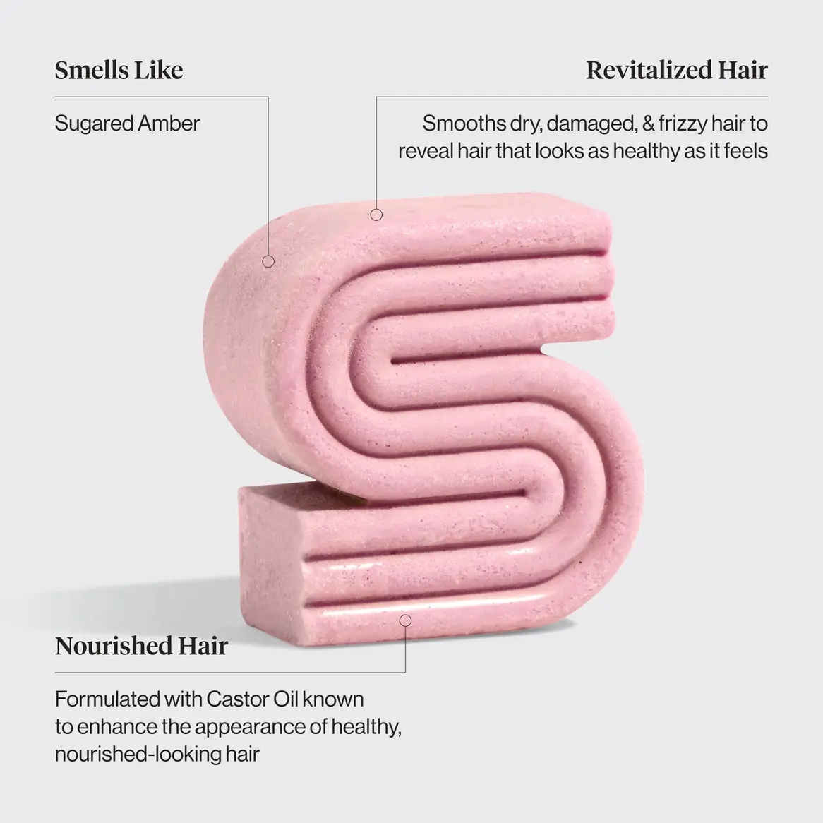 Smoothing Castor Oil Nourishing Shampoo & Conditioner Bar Set - Image 3