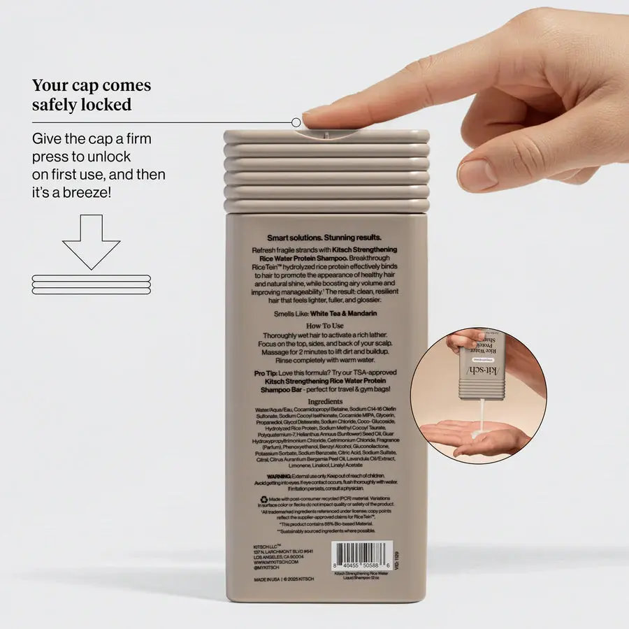 Strengthening Rice Water Protein Shampoo - Image 6
