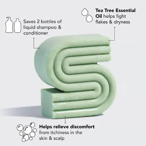 Tea Tree & Mint Clarifying Shampoo Bar - Image 4