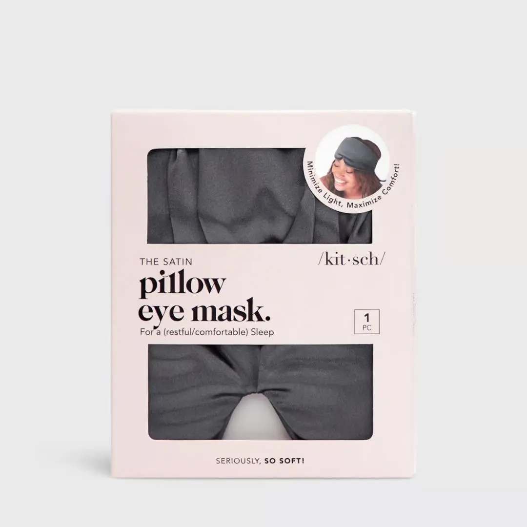 The Pillow Eye Mask Charcoal - Image 3