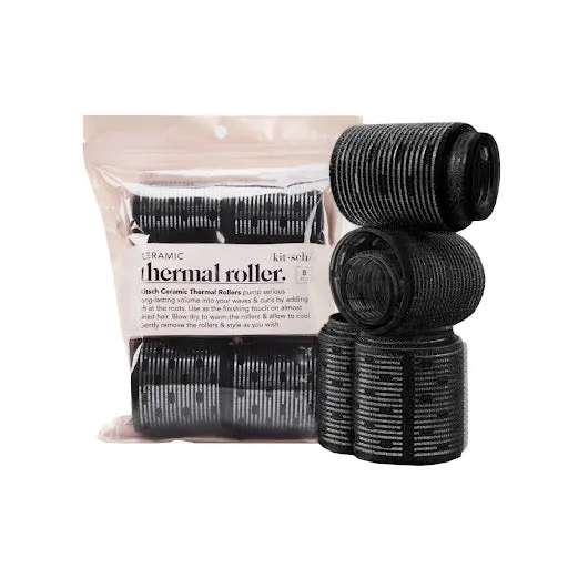 x Hair By Chrissy Ceramic Thermal Rollers 8pc Set
