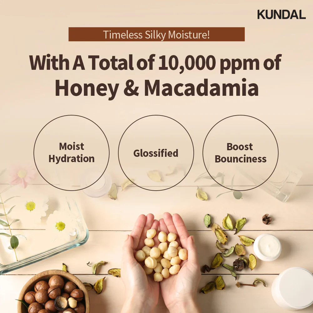 Honey & Macadamia Nature Shampoo Amber Vanilla - Image 4