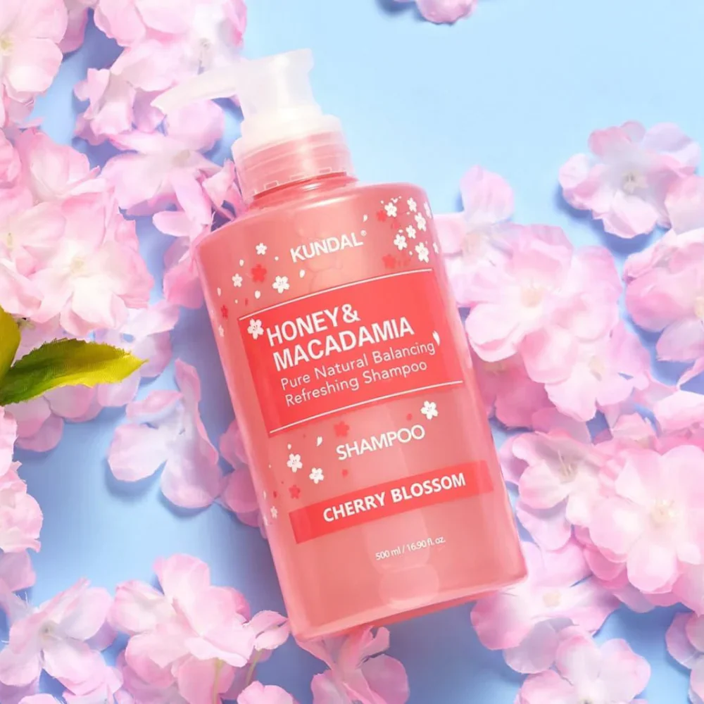Honey & Macadamia Nature Shampoo & Treatment Cherry Blossom - Image 4
