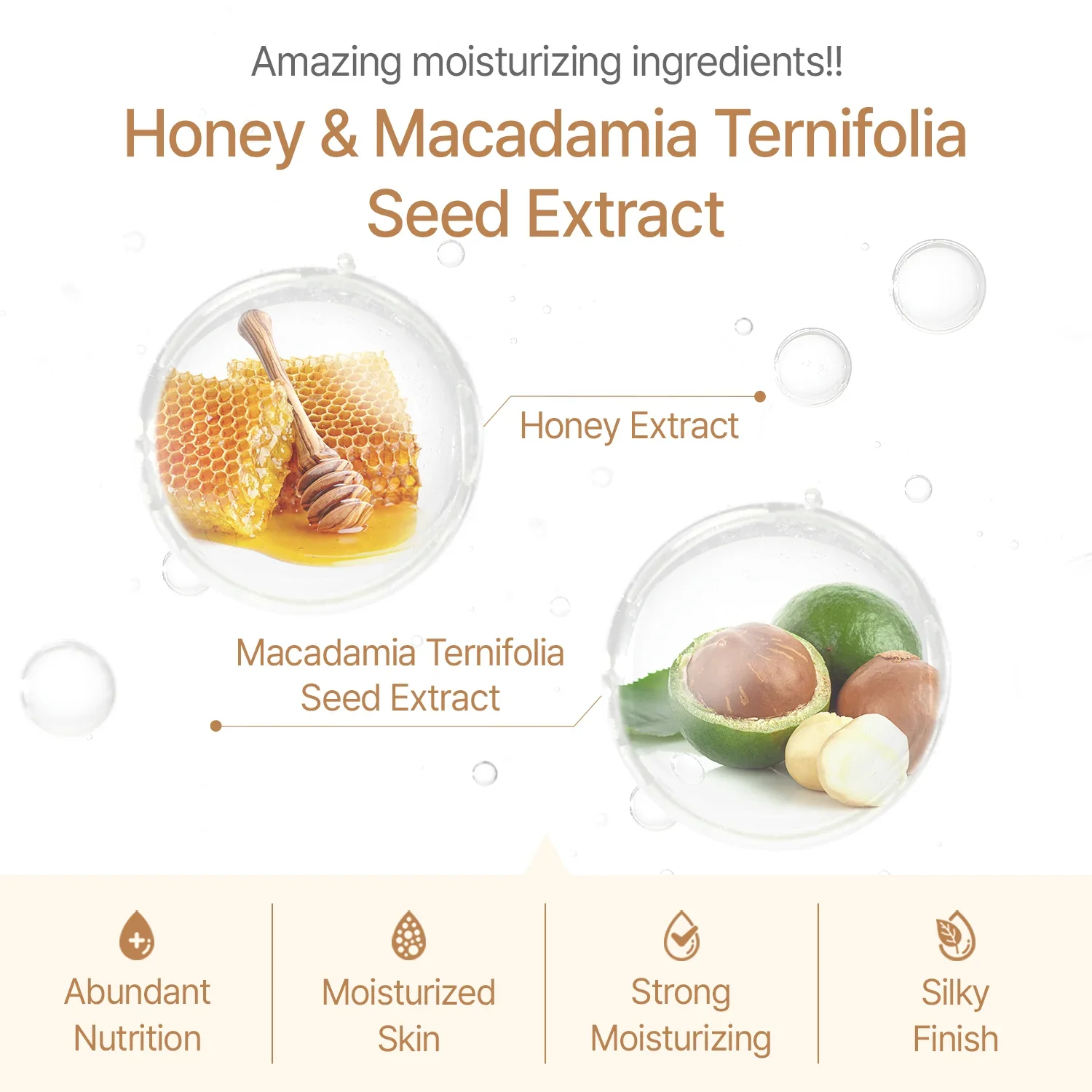 Honey & Macadamia Pure Body Lotion Baby Powder - Image 5
