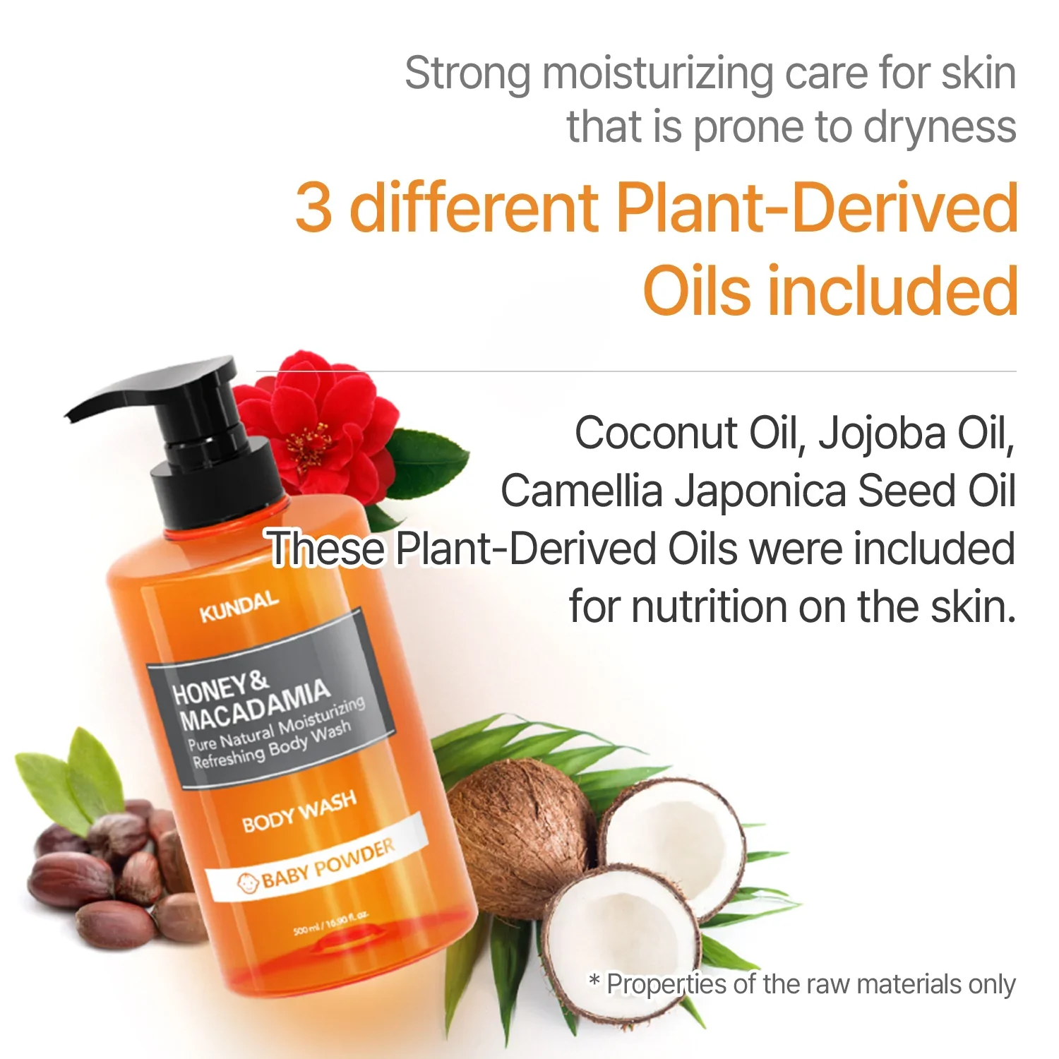 Honey & Macadamia Pure Body Wash White Musk - Image 4