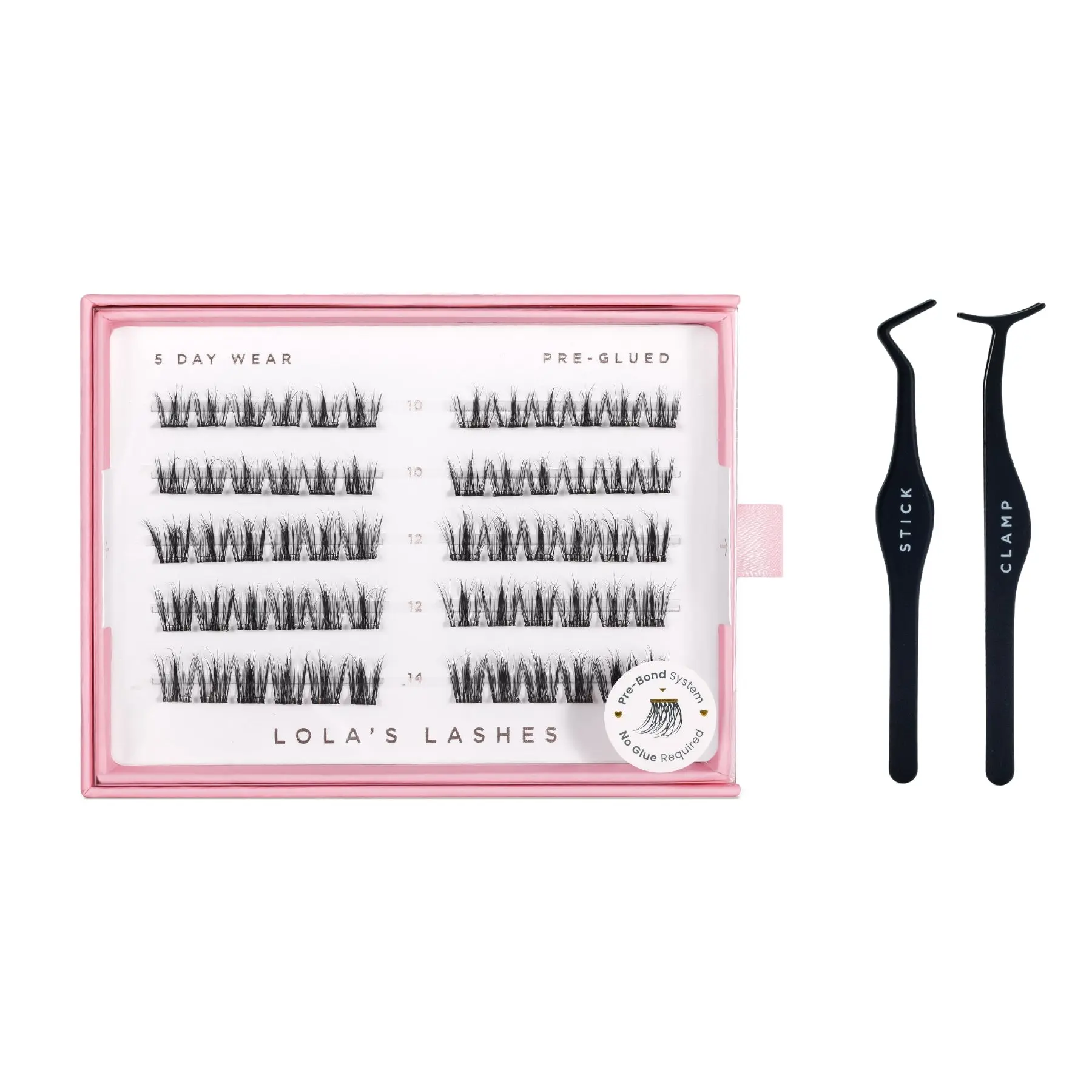 Feathered Pre Glued Lashes set