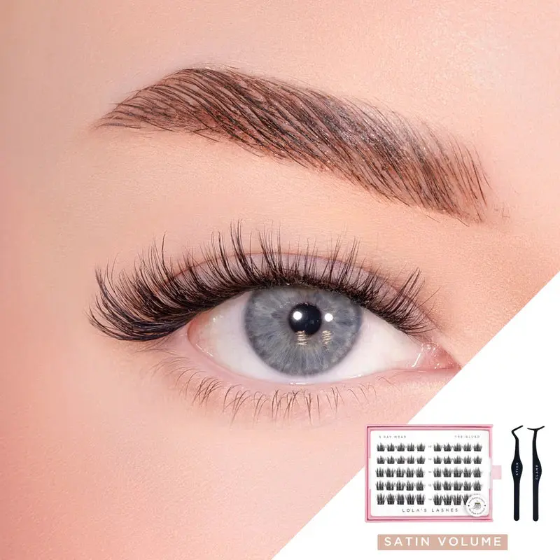 Satin Volume Pre-Glued Lashes Set - Image 2