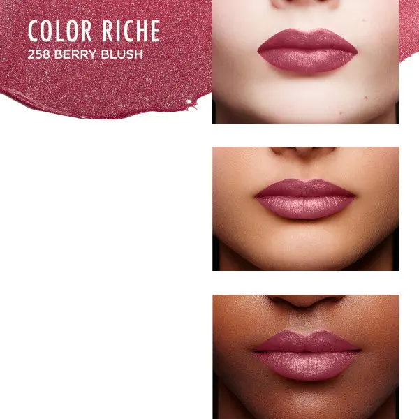 Color Riche Satin Lipstick 258 Berry Blush - Image 3