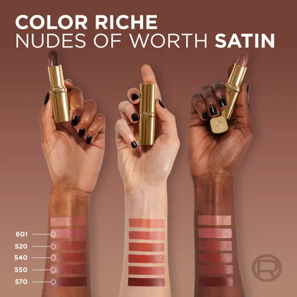 Color Riche Satin Lipstick 540 Unstoppable Nudes - Image 3