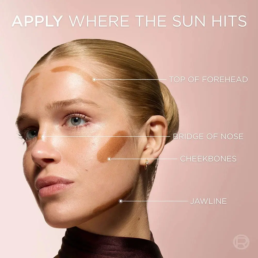 Lumi Bronze Le Stick Soleil Bronzer 130 Sunset Dore - Image 5