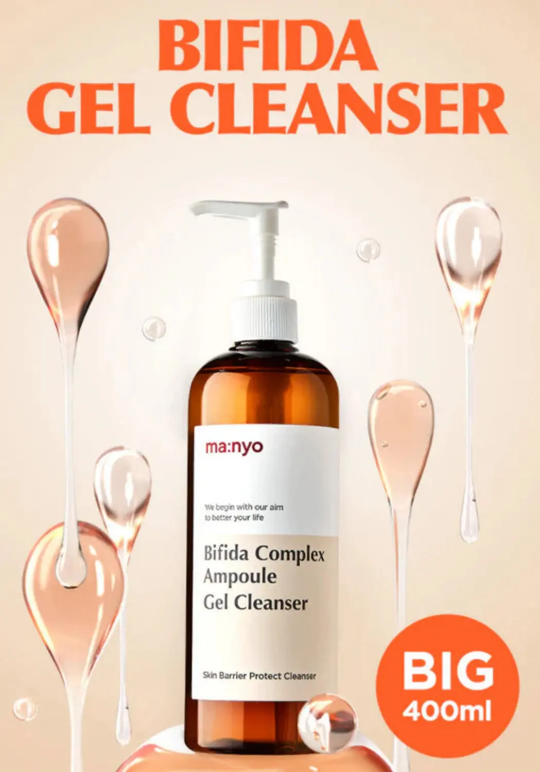 Bifida Complex Ampoule Gel Cleanser - Image 3