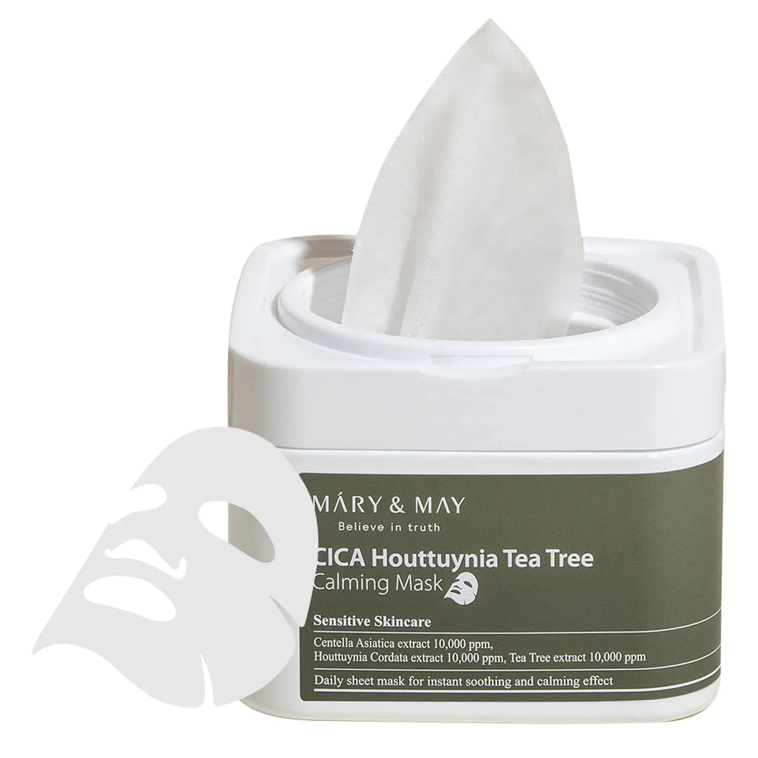 CICA Houttuynia Tea Tree Calming Mask - Image 2
