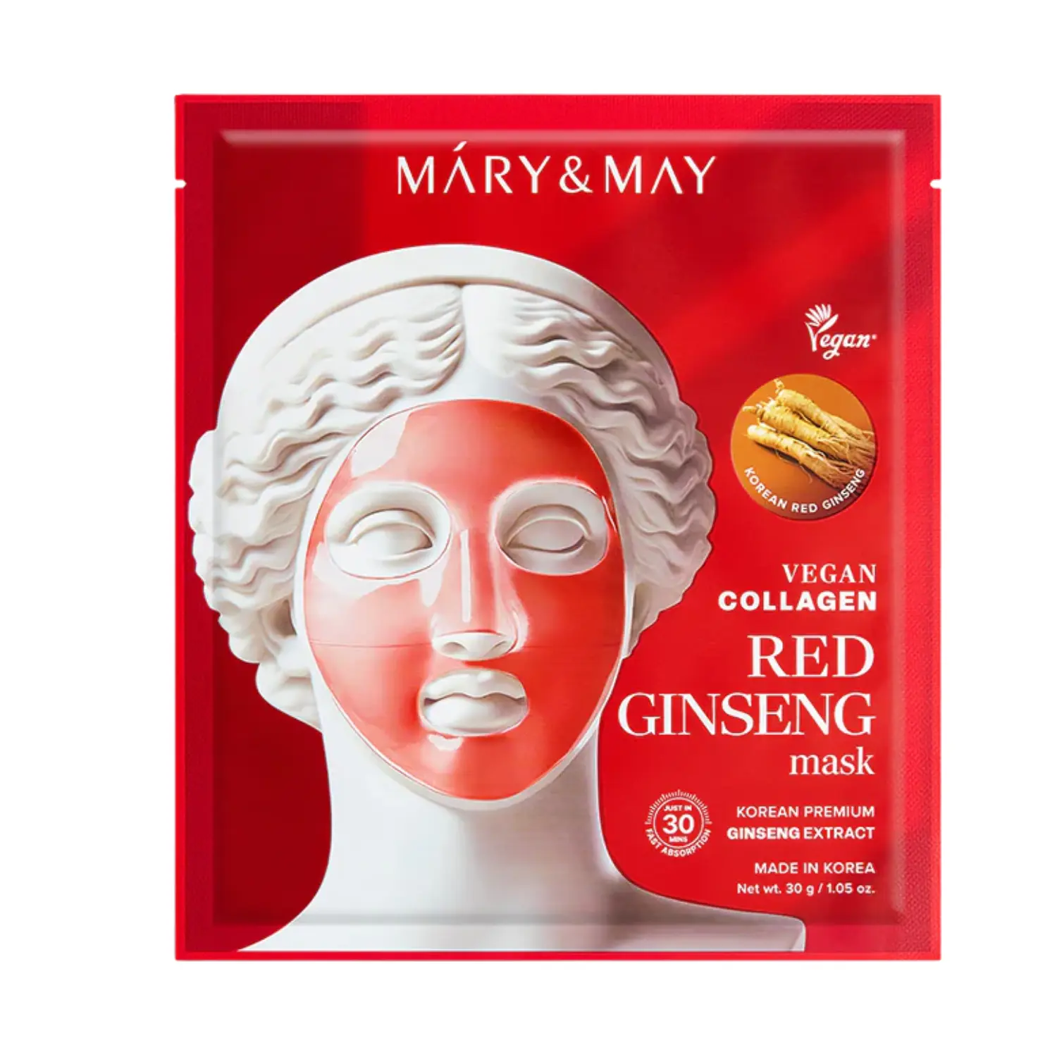 Vegan Collagen Red Ginseng Mask
