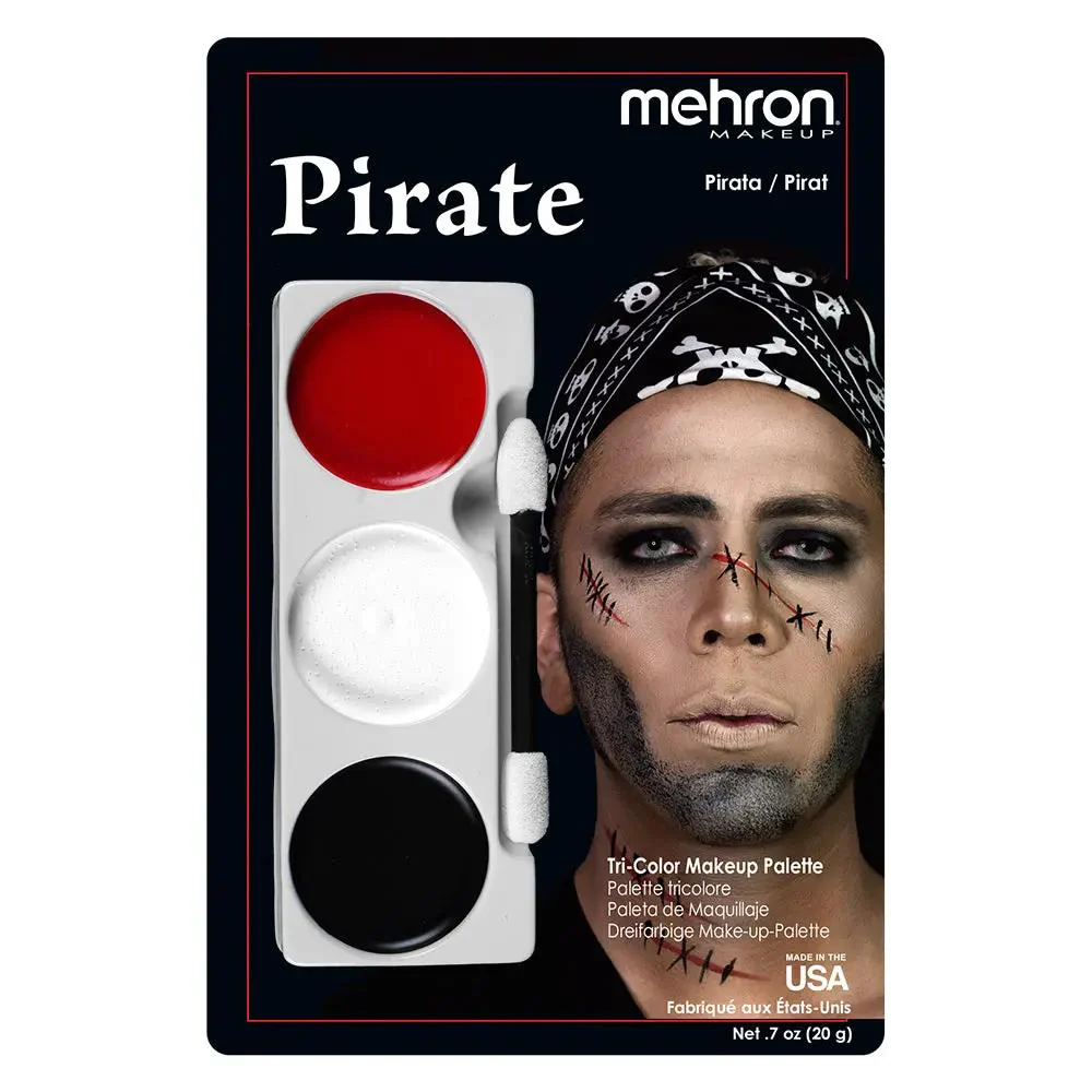 Tri-Color Makeup Palette Pirate