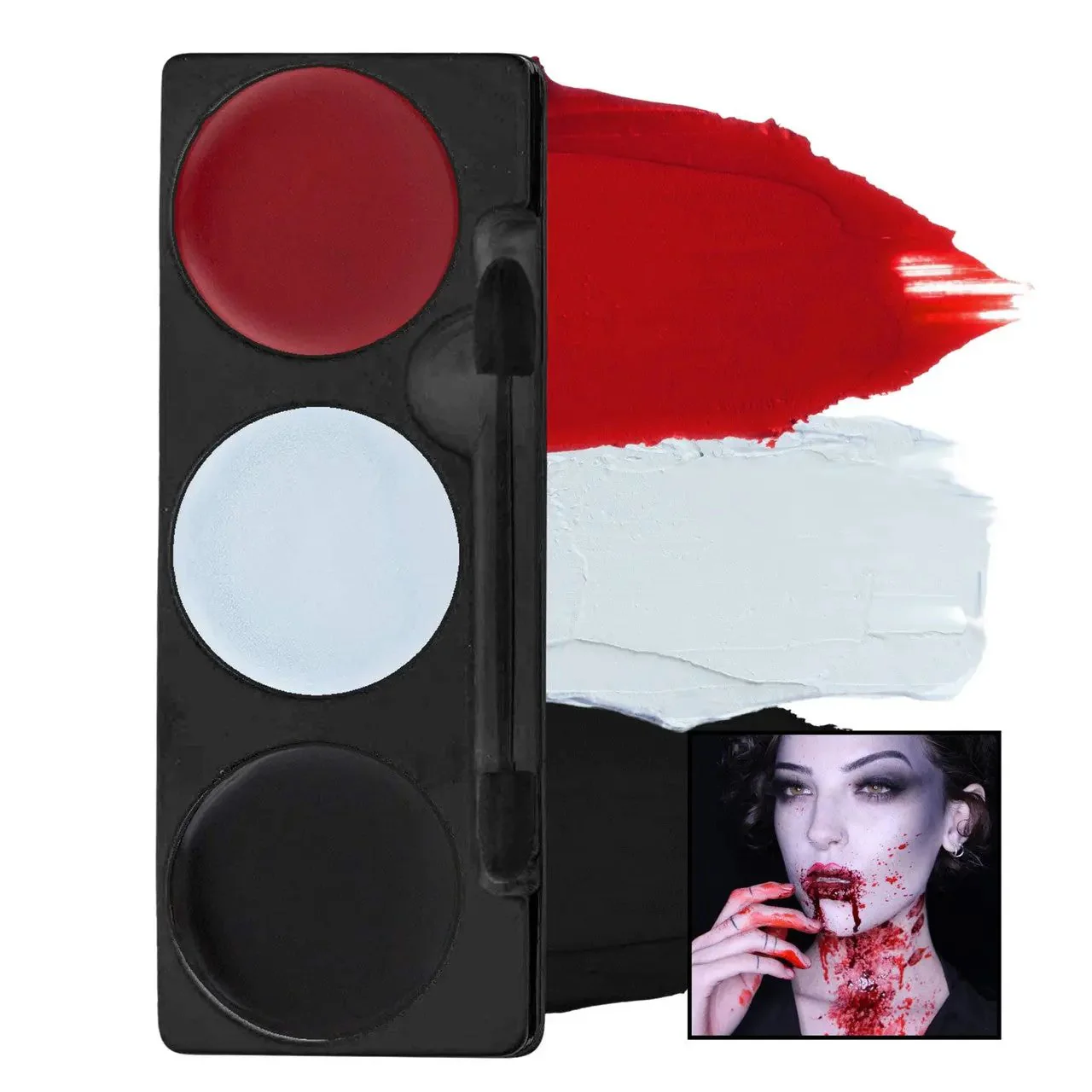 Tri-Color Makeup Palette Vampire - Image 3
