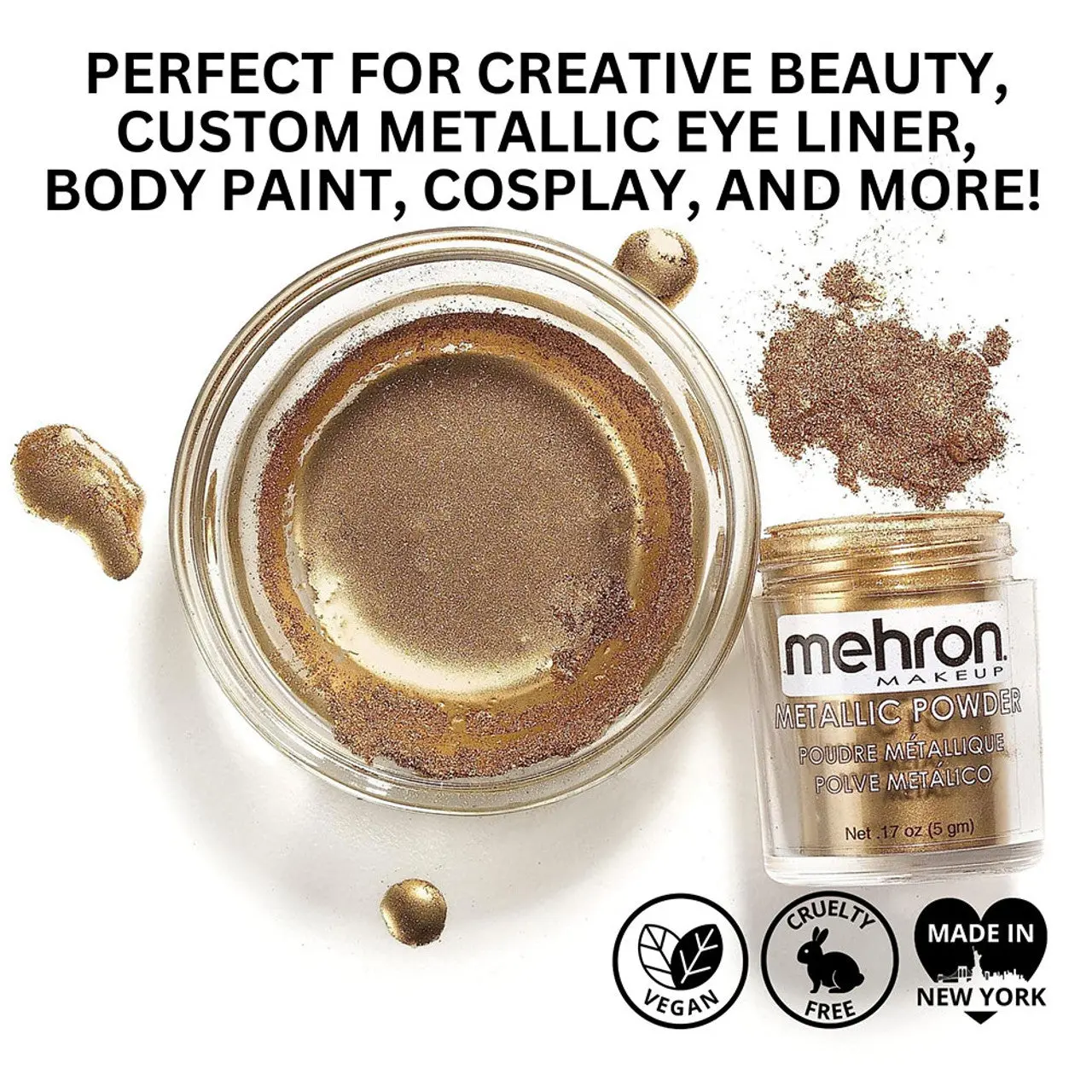 Metallic Powder Gold with Mixing Liquid - Image 3
