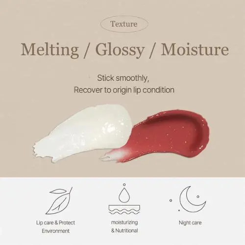 Vegan Melting Lip Balm 02. Dry Rose - Image 3