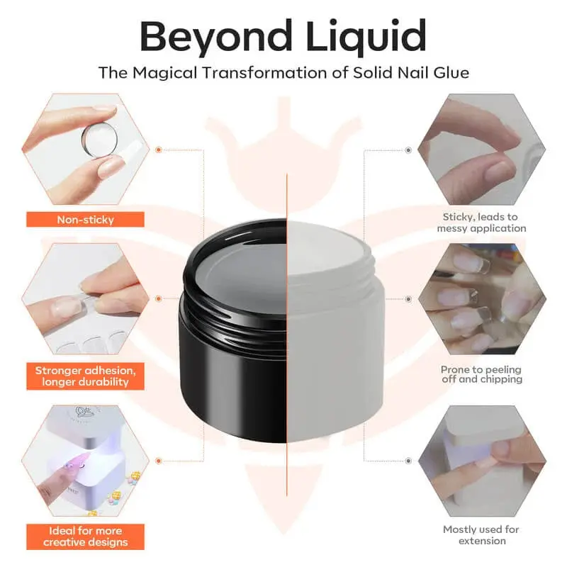 Non-Stick Hands Solid Builder Gel Kit - Image 6