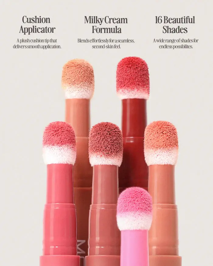 Cushion Kiss Lip Cream 007 Chiffon Raspberry - Image 3