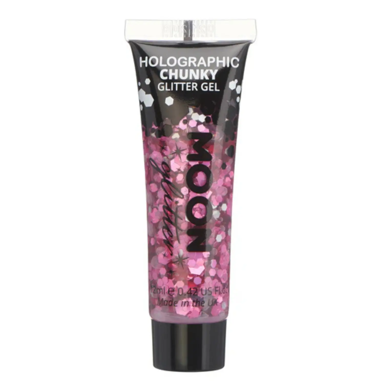 Holographic Chunky Glitter Gel Pink