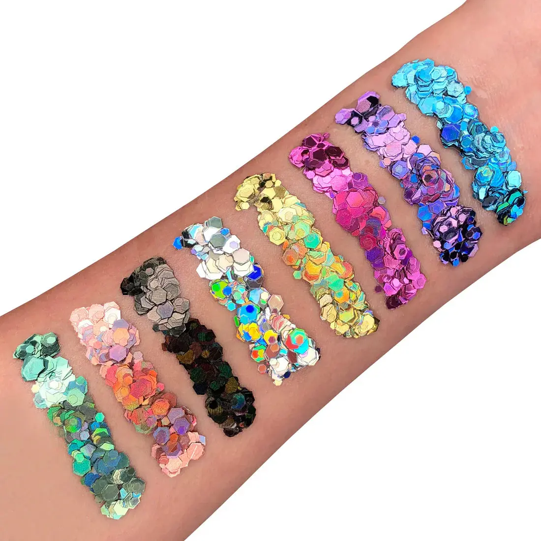 Holographic Chunky Glitter Gel Pink - Image 2