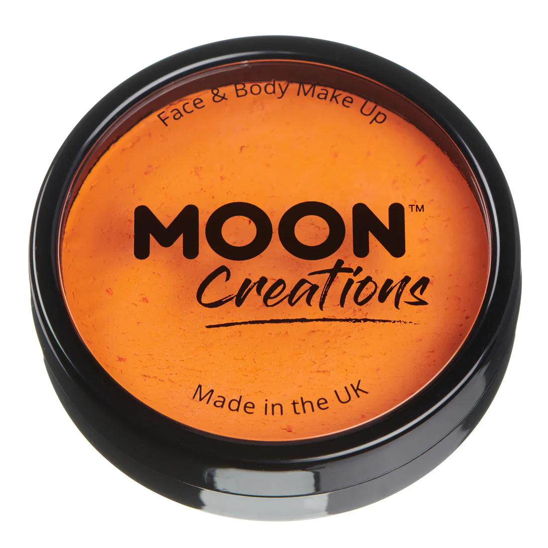 Moon Terror Halloween Pro Face Paint Cake Pots Bright Orange